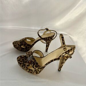 Leopard Print Franco Sarto Women's Sandals
